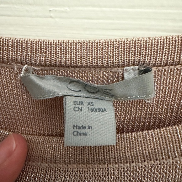 COS Metallic Knit Dress NWOT - Picture 5 of 5